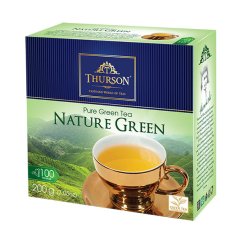 Zelený čaj Thurson Nature Green (100 sáčků) 200 g