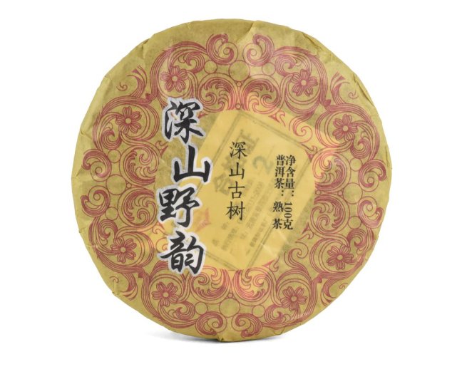 Tmavý čaj China Yunnan Pu-erh Small Ripe Tea Cake 2015