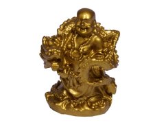 Figurka Buddha pozlacený drak P