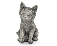 Zahradní betonová dekorace - Sedící koťátko