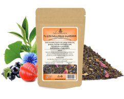 Tmavý aromatizovaný čaj Pu Erh Wellness Guarana