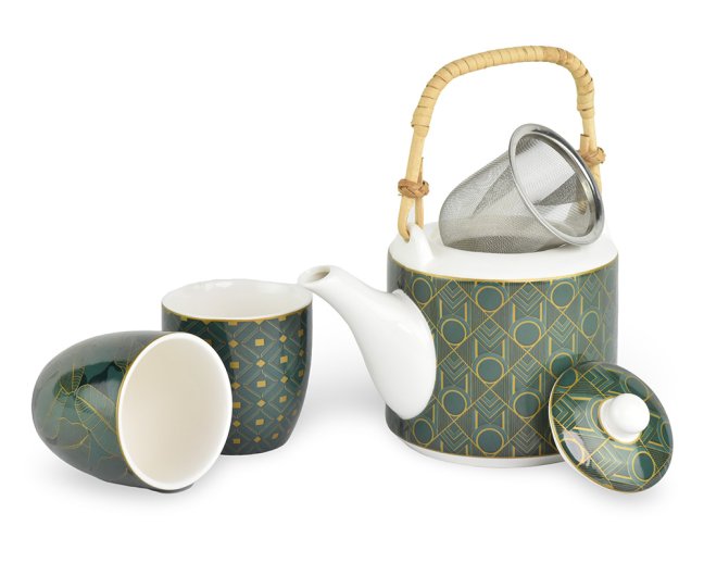 Porcelánová čajová souprava Charleston 3 ks - II. jakost