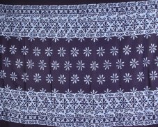 Sarong - Pareo REN, kvítek, modrá, II. jakost