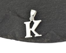 Stříbrný přívěsek Písmeno "K"