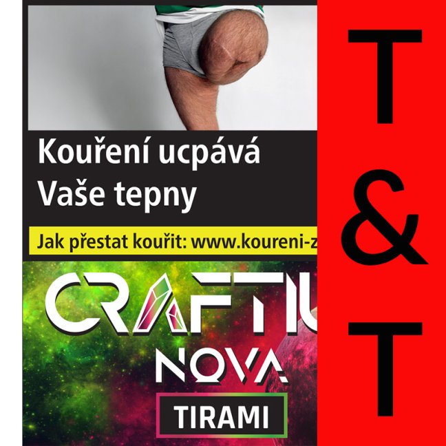 Tabák do vodní dýmky Craftium Nova Tirami 40 g Tabák do vodní dýmky Craftium Nova Tirami 40 g