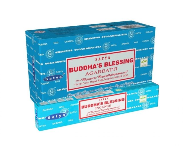 Indické vonné tyčinky Schrinivas Satya Buddha's Blessing 15 g