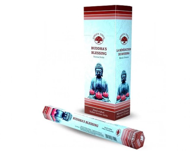 Indické vonné tyčinky Green Tree Buddha's Blessing 15 g