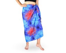 Sarong - Pareo REN, ohňostroj, modrý