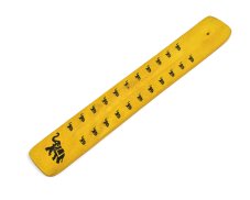 Stojan na vonné tyčinky lyže slon, žlutý