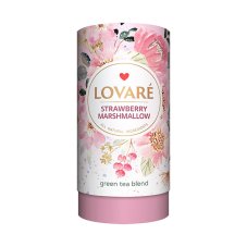 Zelený čaj Lovaré Strawberry Marshmallow - 80 g