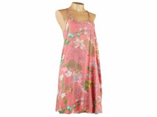 Multifunkční top Sakda, květiny s motýly, růžová