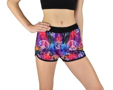 Letní šortky Tina, motýli, peace
