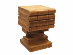 Dřevěná stolička Books 50 cm