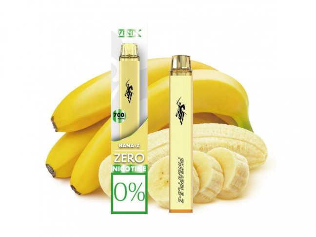 Jednorázová elektronická cigareta VENIX 0% Bana-Z