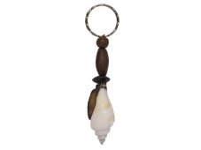 Klíčenka dřevo, světlá lastura