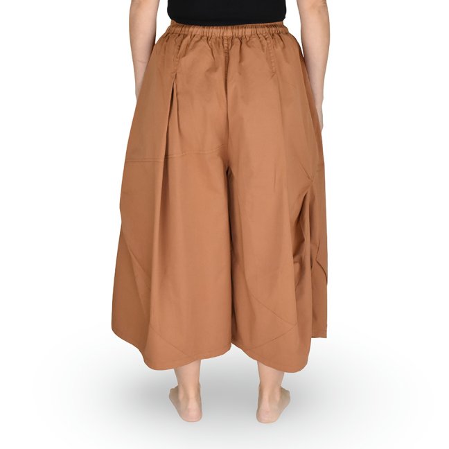 Capri culottes kalhoty DIN, hnědá