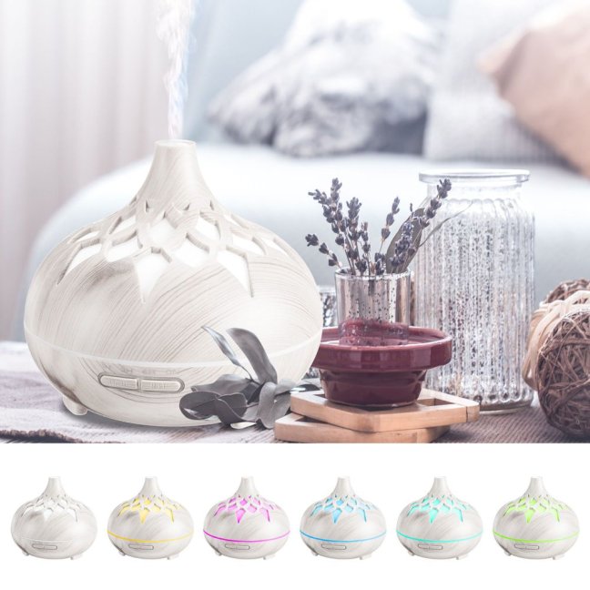 Aroma difuzér Palm bílé dřevo 500ml SIXTOL