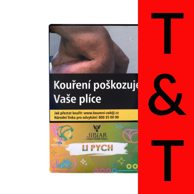 Tabák do vodní dýmky Jibiar Li Pych 50 g Tabák do vodní dýmky Jibiar Li Pych 50 g