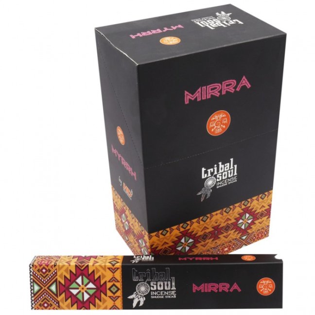 Indické vonné tyčinky Tribal Myrha 15 g Indické vonné tyčinky Tribal Myrha 15 g