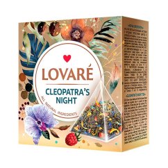 Zelený aromatizovaný čaj Lovaré Cleopatra´s Night (15 pyramid) 30 g