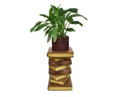 Dřevěný podstavec pod rostliny Golden Books 52 cm