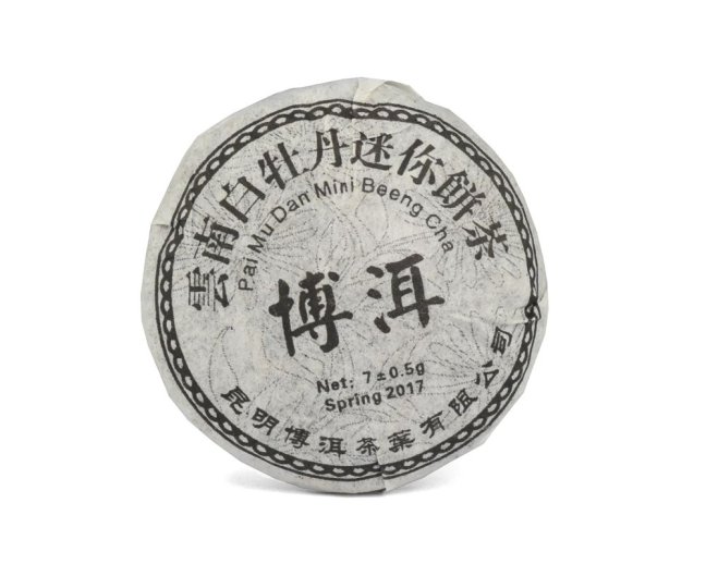 Bílý čaj China Yunnan Pu Erh Pai Mu Tan Ming Qiang Mini Beng Cha - 7 g