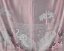 Šátek kašmírské hedvábí světle růžová - sloni, II. jakost