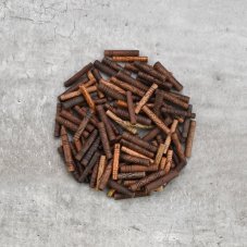 Korálky hliněné, dlouhé, zdobené, 19 x 3mm, 25g