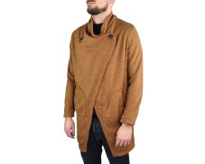 Kardigan ATID, s kapsami, světle hnědý