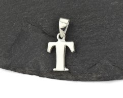 Stříbrný přívěsek Písmeno "T"