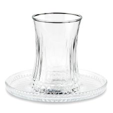 Set tureckých sklenic s podšálky " Elysia " 12 ks