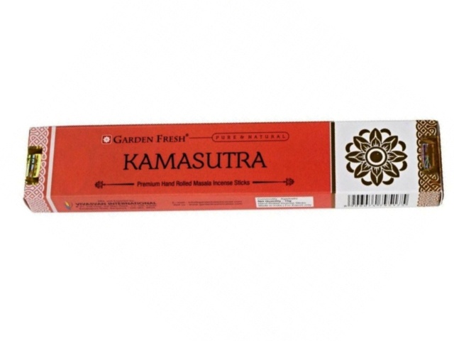 Indické vonné tyčinky Garden Fresh Premium 15 g Kamasutra