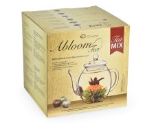 Dárkový set Creano Mix - skleněná konvice a 6 ks čaje