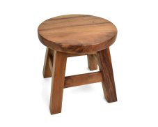 Stolička dřevěná bez dekoru