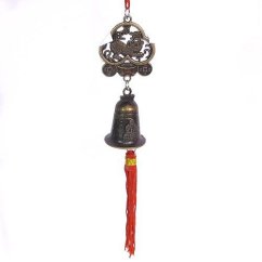 Zvonek kov 5 cm, čínské znamení kov