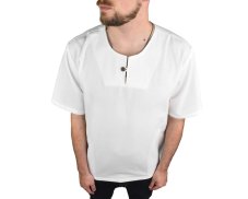 Kurta unisex Nathan, bílá