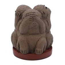 Čajový duch Tři opice 7 cm