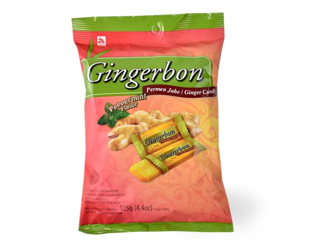 Bonbóny Gingerbon - máta 125 g