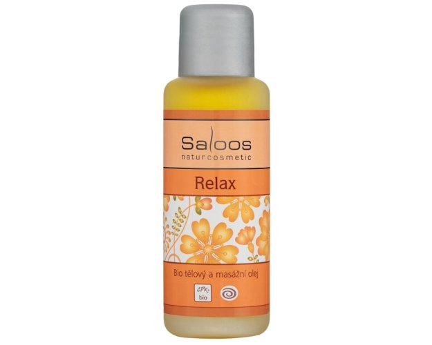 Masážní olej Relax Saloos